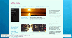 Desktop Screenshot of moralcoral.wordpress.com