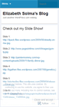 Mobile Screenshot of elizabethsolma.wordpress.com