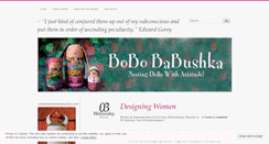 Desktop Screenshot of bobobabushka.wordpress.com