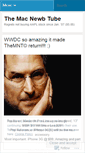 Mobile Screenshot of macnewbtube.wordpress.com
