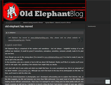 Tablet Screenshot of oldelephant.wordpress.com