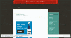 Desktop Screenshot of laurarees.wordpress.com