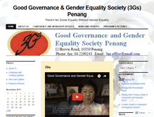 Tablet Screenshot of 3gspenang.wordpress.com