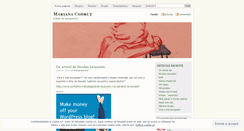 Desktop Screenshot of marianacodrut.wordpress.com