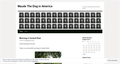 Desktop Screenshot of maudethedog.wordpress.com