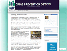 Tablet Screenshot of crimepreventionottawa.wordpress.com