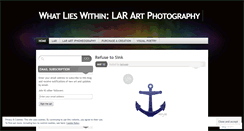 Desktop Screenshot of larart.wordpress.com