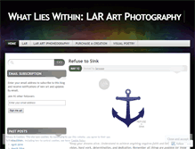 Tablet Screenshot of larart.wordpress.com
