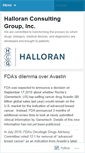 Mobile Screenshot of hallorancg.wordpress.com