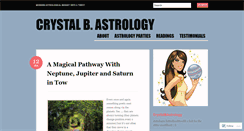 Desktop Screenshot of crystalbastrology.wordpress.com