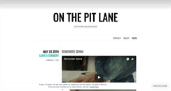 Desktop Screenshot of onthepitlane.wordpress.com