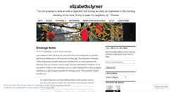 Desktop Screenshot of elizabethclymer.wordpress.com