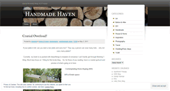 Desktop Screenshot of handmadehaven.wordpress.com