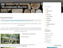 Tablet Screenshot of handmadehaven.wordpress.com