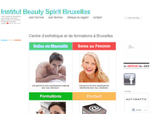 Tablet Screenshot of beautyspiritbrussels.wordpress.com