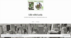 Desktop Screenshot of lifewithleela.wordpress.com