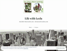 Tablet Screenshot of lifewithleela.wordpress.com