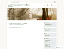 Tablet Screenshot of 15minuteswithjesus.wordpress.com