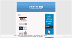 Desktop Screenshot of jimluce.wordpress.com