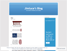 Tablet Screenshot of jimluce.wordpress.com