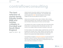 Tablet Screenshot of contraflowconsulting.wordpress.com