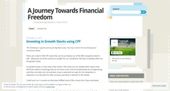 Desktop Screenshot of financiallyfreenow.wordpress.com