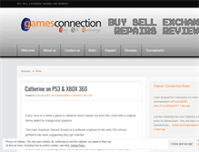 Tablet Screenshot of gamesconnectionreviews.wordpress.com