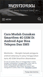 Mobile Screenshot of mentionku.wordpress.com