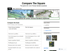 Tablet Screenshot of comparethesquare.wordpress.com