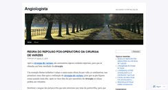 Desktop Screenshot of angiologista.wordpress.com
