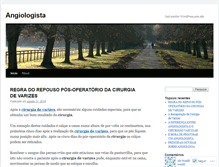 Tablet Screenshot of angiologista.wordpress.com