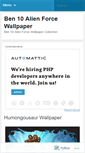 Mobile Screenshot of ben10alienforces.wordpress.com