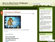 Tablet Screenshot of ben10alienforces.wordpress.com