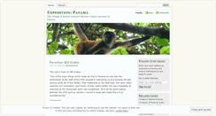 Desktop Screenshot of expeditionpanama.wordpress.com