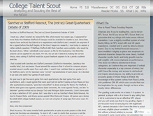 Tablet Screenshot of collegescout.wordpress.com