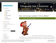 Tablet Screenshot of lightingupgrade.wordpress.com