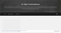 Desktop Screenshot of farkhatdinov.wordpress.com