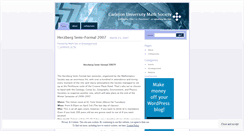 Desktop Screenshot of mathsoc.wordpress.com