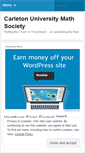 Mobile Screenshot of mathsoc.wordpress.com
