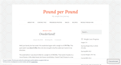 Desktop Screenshot of poundperpound.wordpress.com