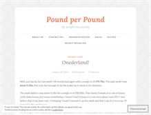 Tablet Screenshot of poundperpound.wordpress.com