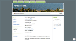 Desktop Screenshot of academicsetc.wordpress.com