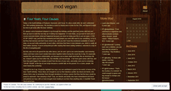 Desktop Screenshot of modvegan.wordpress.com