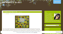 Desktop Screenshot of myheartisinart.wordpress.com