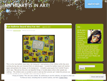 Tablet Screenshot of myheartisinart.wordpress.com
