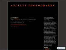 Tablet Screenshot of anceletphotography.wordpress.com