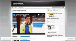 Desktop Screenshot of disparoapuerta.wordpress.com