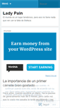 Mobile Screenshot of ladypain.wordpress.com