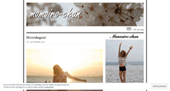 Desktop Screenshot of momoirochan.wordpress.com