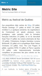 Mobile Screenshot of metricsite.wordpress.com